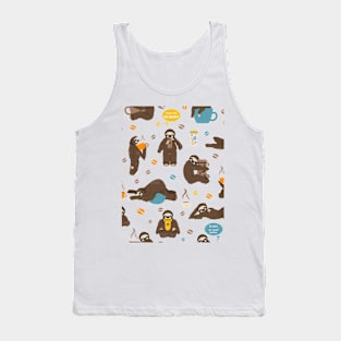 Sloth coffee Tank Top